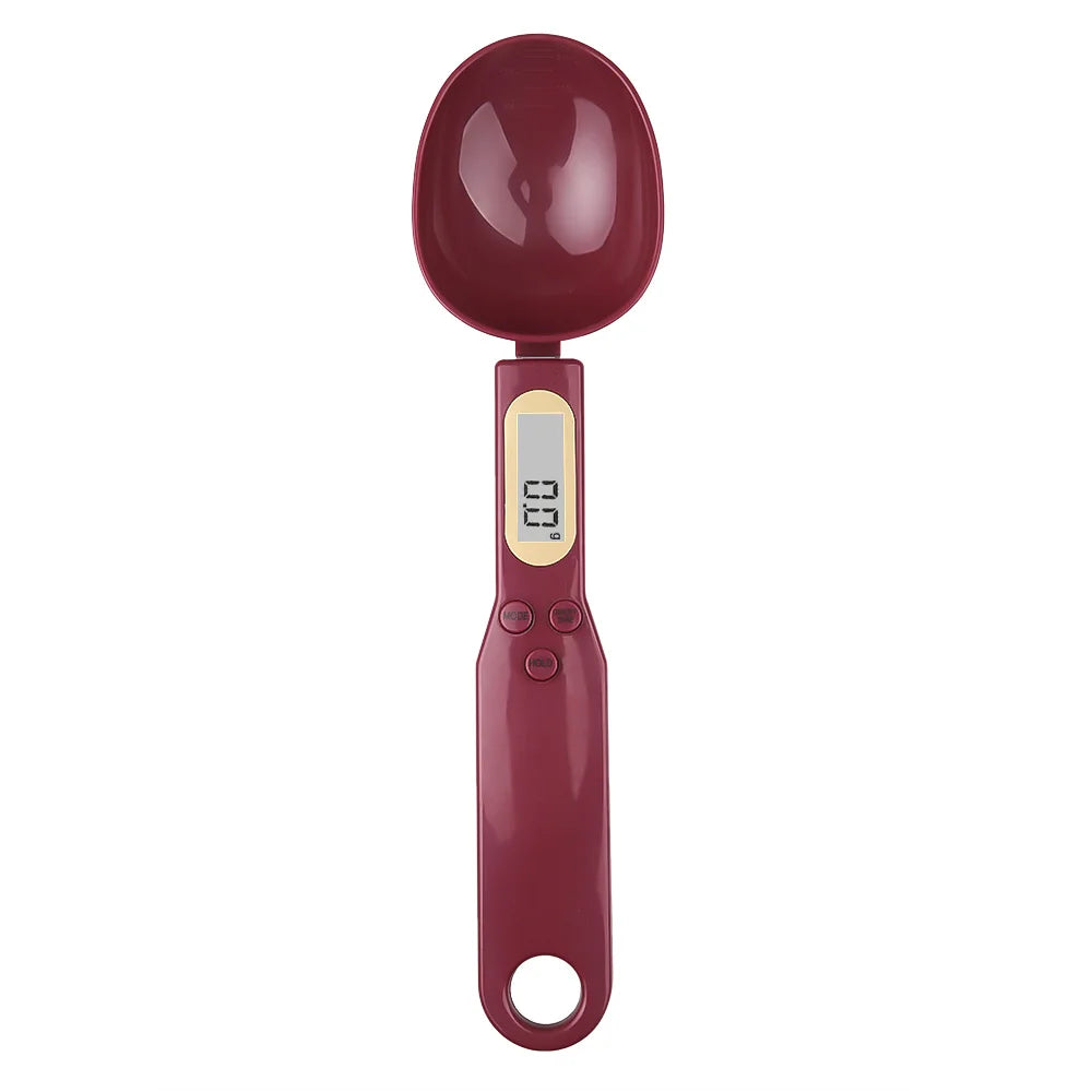 Electronic Kitchen Scale Spoon Weight Measuring Spoon LED Digital Scale Coffee Tea Sugar Spoon Scale Kitchen Tool 500G/0.1G