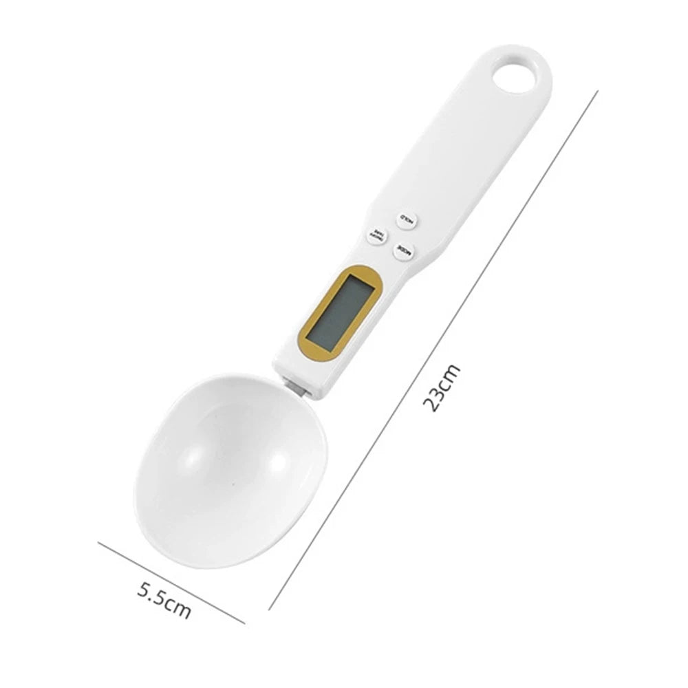 Electronic Kitchen Scale Spoon Weight Measuring Spoon LED Digital Scale Coffee Tea Sugar Spoon Scale Kitchen Tool 500G/0.1G